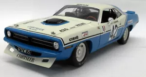 Acme scala 1/18 pressofuso - A1806102 1970 Plymouth Barracuda #42 Chrysler France - Foto 1 di 7