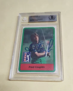 Fred Couples Signed 1982 Donruss Golf #53 AUTO BGS BECKETT Authentic Autograph - Picture 1 of 2