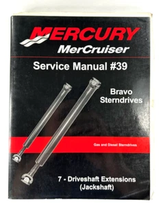 Mercury #39 Service Manual Bravo Sterndrive 7-Driveshaft Extensions 90-865612060 - Imagen 1 de 7