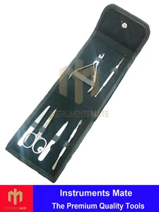 Juego de 6 piezas de manicura y pedicura cortaúñas tijeras kit de aseo nuevo - Imagen 1 de 9