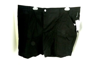 Counterparts ~ schwarze leichte 97 % Baumwolle 3 % Elasthan FREIZEITSHORTS ~ Damen 18 ~ neu mit Etikett - Bild 1 von 2