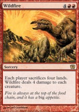 1x Wildfire MTG 9th Edition NM Magic Regular