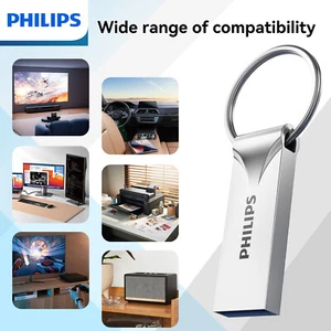 Philips Metal USB Flash Drive High Speed Computer Flash Drive Car Flash Drive - Picture 1 of 16