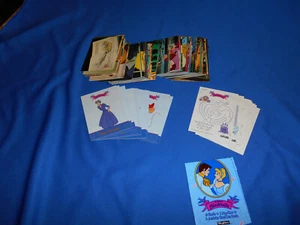 CINDERELLA KOMPLETTSATZ 90 TRADING CARDS +12 POP-OUT +9 ACTIVITY &WRAPPER DISNEY - Bild 1 von 4