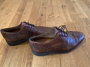 Halbschuhe Maonanni Schnürschuhe Lederschuhe Budapester Braun Hellbraun 41 - Bild 1 von 2
