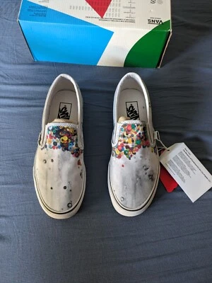 Vans MOCA Slip On Breanna Mujer Joven 10.5 Nubes Botón VNOA5JMH8CQ (2021) Foto 1 de 4