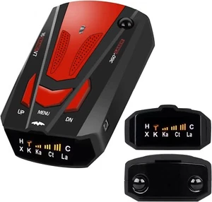 360 New Radar Detector Cars w Voice Speed Prompt Detection Speed Alarm - Picture 1 of 6
