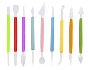 9 Pcs Fondant Decorating Tool Engraving Pen Set - Cake Supplies DIY Baking To... - Picture 1 of 9