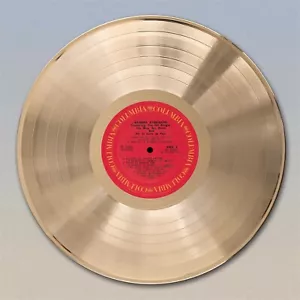 Arte mural disco LP dorado de Barbra Streisand ""The Way We Were - Imagen 1 de 6