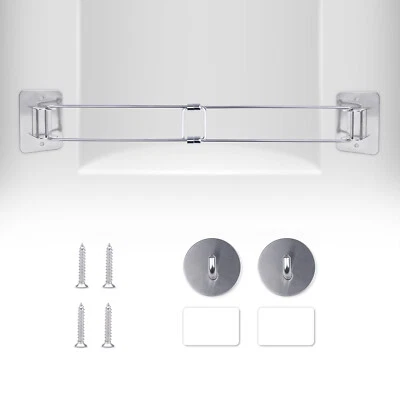 Estante de barra de almacenamiento de esquina de baño estante de pared organizador estante de ducha estante de baño RV Foto 1 de 4