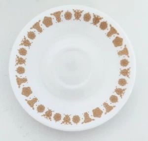 Corelle Butterfly Gold Replacement Saucer Plates Pyrex Corning Set of 6 - Bild 1 von 8