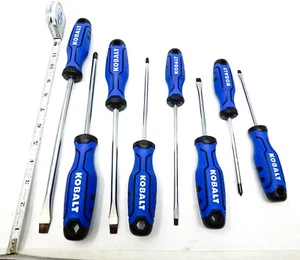Kobalt 8-Piece Mixed Straight Slot & Philips Screwdriver Set, Magnetic Tipped - Picture 1 of 1