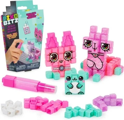 2x Spin Master Pixo Bitz Metallic Pack 164 Pieces Make, Mist, Customize & Play - Image 1 of 4