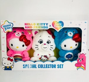 Hello Kitty & Friends Care Bears Special Collector Set, Pink Weiß Blau, 3er Pack - Bild 1 von 6