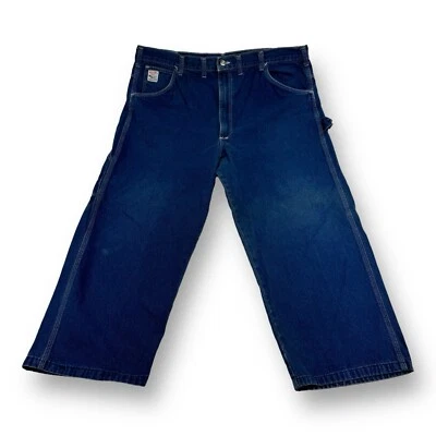 Pointer Brand 5 Pocket Cotton Carpenter Jeans Blue Size 42x26 Made in USA - Image 1 of 4