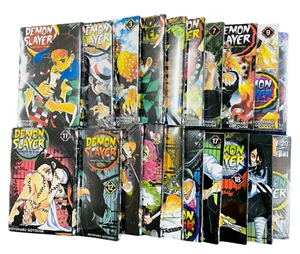 Demon Slayer Kimetsu No Yaiba Manga Volume 1-23 English Version Comic FULL SET - Picture 1 of 11