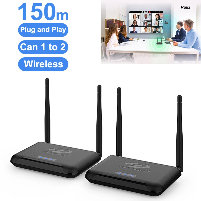 Wireless WIFI HDMI Video Transmitter Receiver Extender Display Camera PC To TV - Image 1 of 4