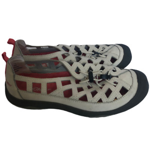 KHOMBU Daisey Ivory Leather Flats Shoes Women's 7.5 Slip On