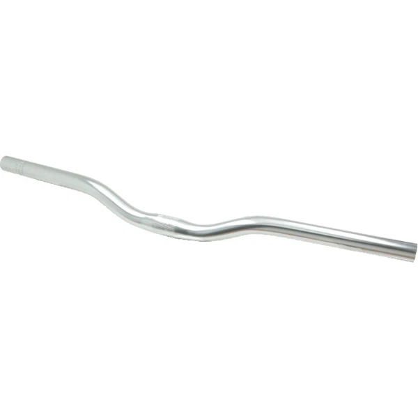 PIEGA MANUBRIO BICI CITY BIKE ALLUMINIO LUCIDO Trekking 590 mm 15° 25,4 Argento - Immagine 1 di 1