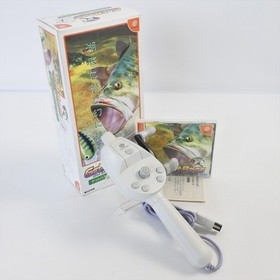 Dreamcast GET BASS Fishing controller Set Boxed Tested 2332