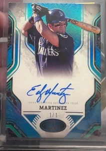 2024/25 Topps Tier One Edgar Martinez Auto 1/1 Seattle Mariners - Picture 1 of 5