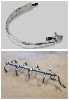 Riel de combustible de alta presión Volvo XC90/S80 V8 + nuevo montaje de presión de combustible de aluminio Foto 1 de 4