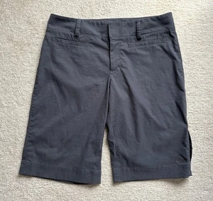 Athleta Trekkie Bermuda Shorts Womens 6 Gray Front Pocket Outdoors Hiking Active - Picture 1 of 11