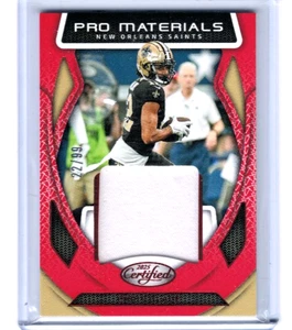 2025 Panini Certified Chris Olave Pro Materials Patch Red #'ed 22/99 - Picture 1 of 1