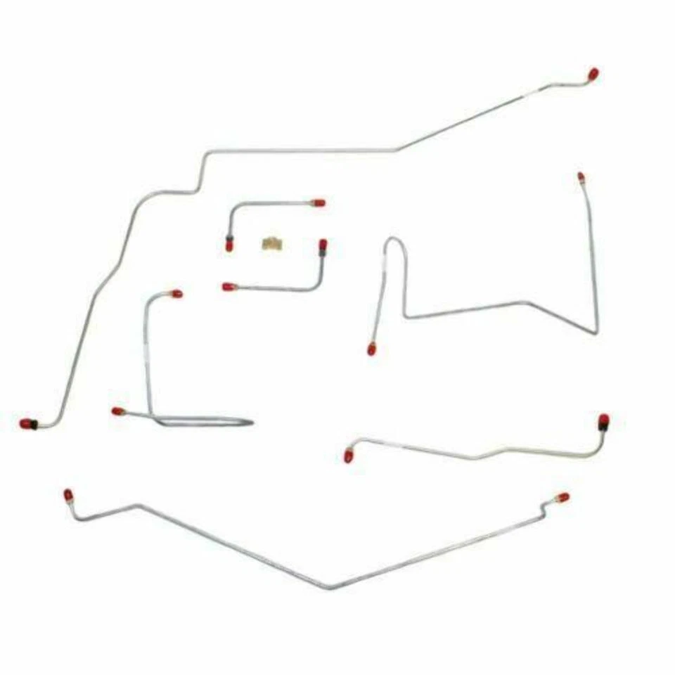 Front Brake Line Kit Fits AMC Javelin 1970 w/ 7 Piece Power DiscBrakes-JKT7001OM - Image 1 of 1