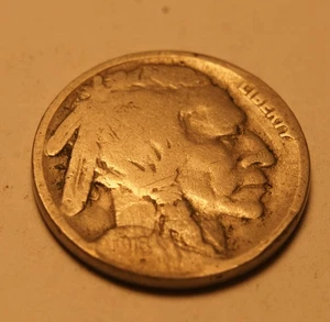 1918 P Buffalo Nickel 6 RESTORED - Picture 1 of 2
