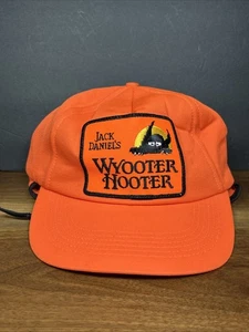 De Colección Jack Daniels Wyooter Hooter Naranja Solapas Hecho en EE. UU. Gorra Snapback - Imagen 1 de 9