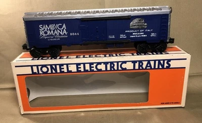 LIONEL #9844 SAMBUCA ROMANA BILLBOARD REEFER CAR IN ORIGINAL BOX - 1986 - Image 1 of 4