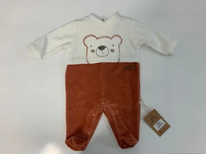 GOTS Tutina organica per bambini con piedini 56 cm - Foto 1 di 4