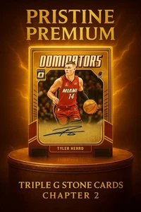 🔥 2024-25 Optic Dominators Tyler Herro Gold Prizm Auto 08/10 Heat - Picture 1 of 6