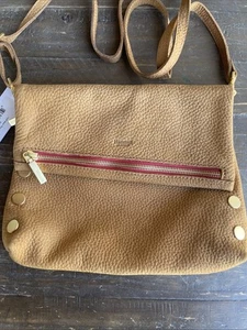 Hammitt VIP Crossbody, Medium - Tan/Brushed Gold/Red Zip - Picture 1 of 16