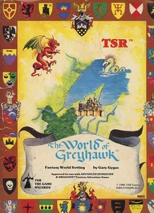 THE WORLD OF GREYHAWK FOLIO wMAPS VGC! Dungeons Dragons Set Setting D&D TSR 9025 - Picture 1 of 7