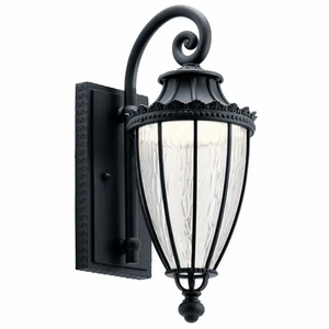 Kichler Lighting 49751BKTLED Wakefield - 1 Light Outdoor Wall Sconce - With - Picture 1 of 2