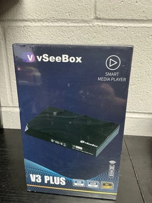 2025 vSeeBox V3 Plus Android TV Box | 64GB | Voice Remote | 4K UHD | - Image 1 of 2