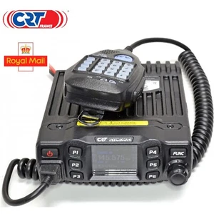 Budget Mobile Ham Radio Transceiver Base CRT Dual Band VHF/UHF *Widebanded* 25W - Zdjęcie 1 z 18