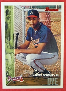 1995 Bowman Jermaine Dye #206 (Braves) NM+ - Picture 1 of 2