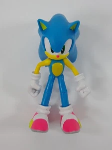 2021 Jakks Sega Sonic the Hedgehog 30th Anniversary Wave 5 NEON SONIC 4" Figure - Foto 1 di 6