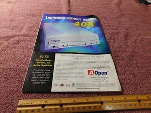 "Anuncio de CD-ROM abierto de revista vintage 1998 ""Anuncio de computadora vintage" - Imagen 1 de 2