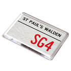 FRIDGE MAGNET - St Paul's Walden SG4 - UK Postcode
