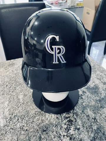 Colorado Rockies Left  HAND F/S 1 FLAP BATTING HELMET SIZE 7 5/8 RARE ABC HELMET Cover