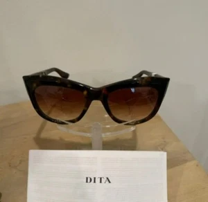 NEW Dita Kader Sunglasses DTS705-A-02 Haute Tortoise Frame Gradient Brown Lens - Picture 1 of 9