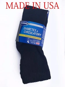 Dr. Scholl's Men's Diabetic Ankle Socks 2-Pack "COMFORT & RELIEF" MADE IN USA - Imagen 1 de 8