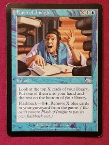 Magic The Gathering JUGMENT FLASH OF INSIGHT tarjeta azul Magic The Gathering - Imagen 1 de 2