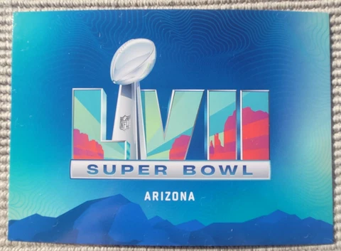 Lot of 10 -- SUPERBOWL  57 -- 5x7 Glossy  POSTCARDS -- Phx NFL Fanfest Exclusive Cover