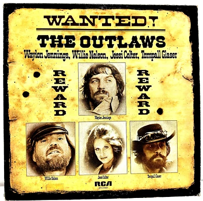 The Outlaws Wanted! 1977 Vinyl RCA Records 1st Prs Waylon Jennings Willie Nelson - Image 1 of 4