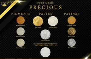 Posh Chalk Powdered Precious Pigments 30 ml / 1 oz - All colors - You Choose - Picture 1 of 8